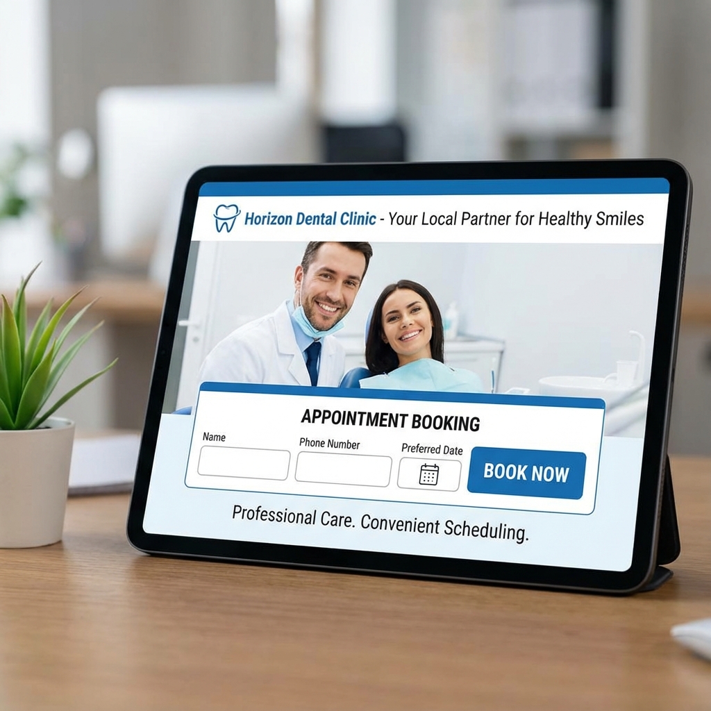 medical clinic website design